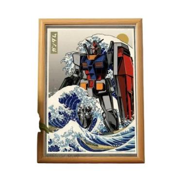 Imagem de Kawaii Japonês Estilo Showa Gundam Poster Adesivos Hd Arte Murais De P