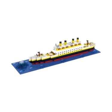 Imagem de Brinquedo De Bloco De Construção De Modelo De Navio Titanic Infantil C