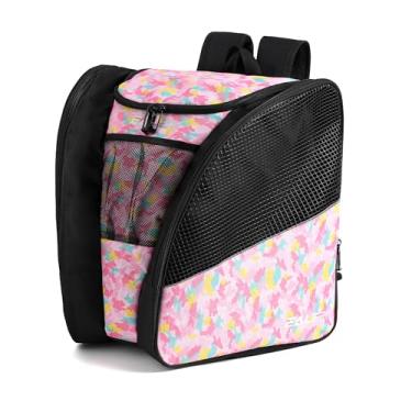 Imagem de EALER Mochila Para Patins No Gelo Sbh202, Bolsa Botas De Esqui E Em Linha - Equipamento Proteção À Prova D'Água Grande Capacidade