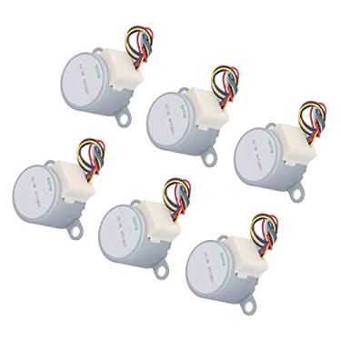 Imagem de Motor de Passo de Redução, 6pcs DC 5V Baixo Redutor Ruído Motor do do para Ventiladores, Aquecedores e Iluminação Palco
