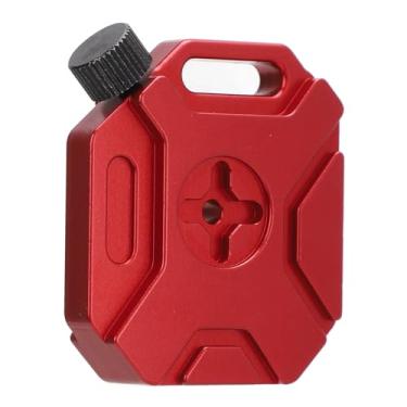 Imagem de Simulação Mini Tanque de Combustível Alumínio de Alumínio RC Crawler Decoração Compatível com SCX10 Yikong vs4 10 D90 1/8 1/10 Escala RC CRAWLER CARROS (Vermelho)