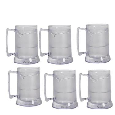 Imagem de Kit 6 Canecas Gel Acrílico Aniversário, Formatura - Krystalon