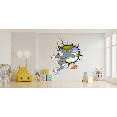 Imagem de Adesivo De Parede Tom E Jerry - Lojinha Da Luc Adesivos