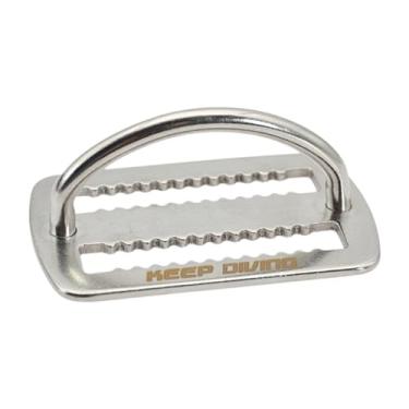 Imagem de Deevoka Fivela de retenção para cinto de peso, anel em D para mergulho, cinto de esportes aquáticos, cinta para cilindro subaquático