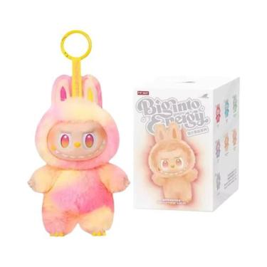 Imagem de Kawaii Labubu V3 Macaron Enamel Face Blind Box PVC Figurine Ornamento 