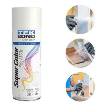 Imagem de Spray Uso Geral 350Ml  Cores TekBond, BRANCO FOSCO