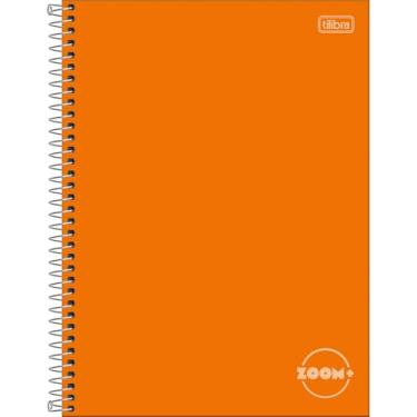 Imagem de Tilibra - Caderno Espiral Capa Dura Universitário 1 Matéria Zoom+ Laranja 96 Folhas