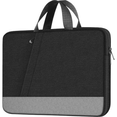 Imagem de Capa para laptop, bolsa de viagem TSA de 15,6 polegadas, capa de computador para homens e mulheres, resistente à água, capa fina para laptop, compatível com HP, Dell, Asus, Acer, Lenovo, Apple