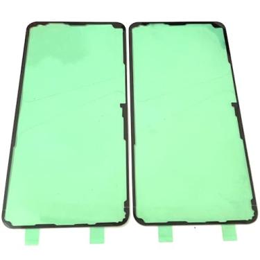 Imagem de 2 peças - Tampa traseira da porta da bateria cola adesiva dupla face fita traseira adesivo substituição para Samsung Galaxy S21 FE 5G SM-G990
