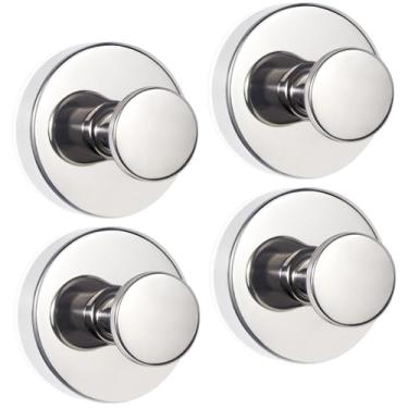 Imagem de ZESLMG Ganchos de parede com ventosa para chuveiro, banheiro, cozinha, porta de vidro, espelho, azulejo – bucha, toalha, casaco, roupão de banho, ganchos adesivos para pendurar até 10 kg, à prova de