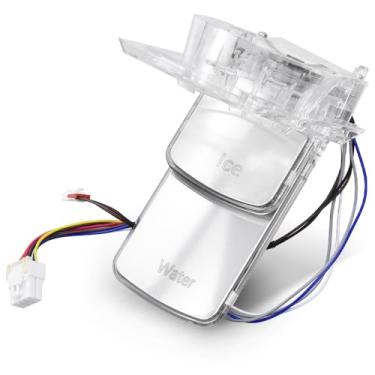 Imagem de HomTop Substituição atualizada DA97-08519A da alavanca do dispensador de gelo e água do refrigerador para Samsung substitui DA97-08519A AP4578518 2051414 PS417590 PS4175907 EAP4175907 EAP4175907