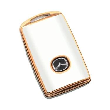 Imagem de Mazda TPU Car Key Case Capa Shell Fob Protetor Acessórios Sem Chave Pa