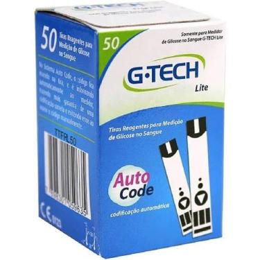 Imagem de Tiras Reagentes Medição de Glicose G-Tech Lite 50Un - G-Tech