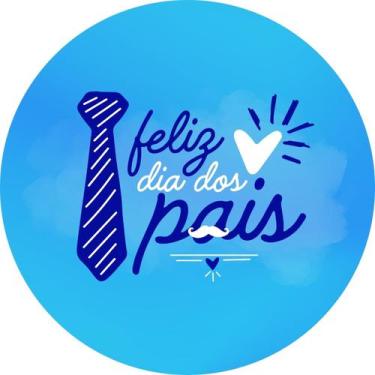Imagem de Etiquetas Adesivo Dia Dos Pais 5cm - Kit C/100 - Efd Colors, 3