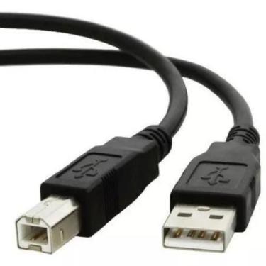 Imagem de Cabo De Impressora 3 Metros Usb 2.0 Cor Preto - sem marca