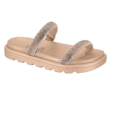 Imagem de Papete Vizzano Ref 6459.310.10719 Bege/cristal/black/ouro Rosa 036