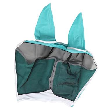 Imagem de SUNGOOYUE Máscara de Máscara de Cavalo de Cavalo de de Olho de Olho na Tampa do Rosto Com Design Elástico Destacável Malha Respirável para Proteção do pó Sol (L)