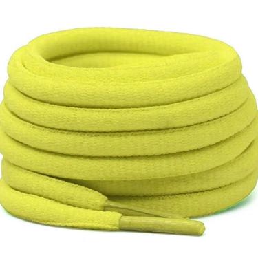 Imagem de Cadarço Para Patins Fino - Cor Amarelo Neon