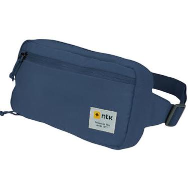 Imagem de Pochete Shoulder Bag 3L Foxy em Poliéster Com 2 Bolsos Azul 202051-AZ 