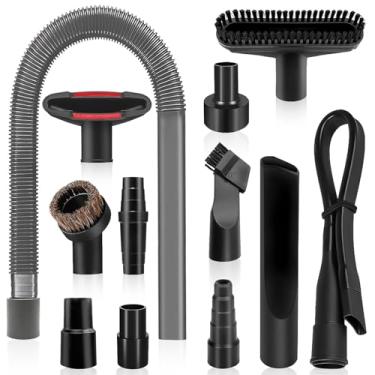 Imagem de Acessórios para aspirador de pó de loja de 12 peças para mangueira padrão de 3,8 cm a 6,5 cm, acessório de aspirador de fiapos para secadora