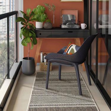 Imagem de 2 Tapete Sisal Luxo Antimofo Antiderrapante Js Ri87 50x80