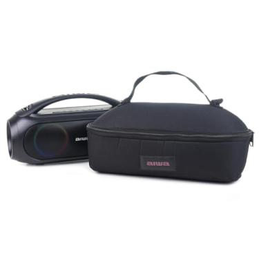 Imagem de Case Bolsa Bag Capa Compatível Bisbel Compatível com Caixa De Som Boombox Aiwa Bbs-02-a Prova Água - Acolchoada