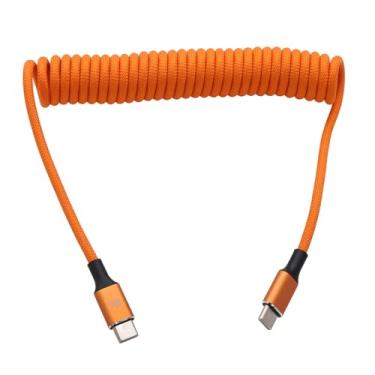 Imagem de HangTon Cabo de alimentação de carregamento de alta velocidade USB C PD 60W, CarPlay, USB-C para Tipo-C para câmera R5 A7C FX3 G9 9V3A, iPhone 15/16 Pro Max, Samsung S24/S23, LG V30, iPad, MacBook Pro