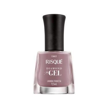 Imagem de Esmalte Risqué Diamond Gel Lavanda Francesa - Cremoso Hipoalergênico 9