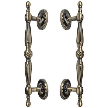 Imagem de Puxador Duplo Berlin 280mm Bronze Antigo Porta Pivotante