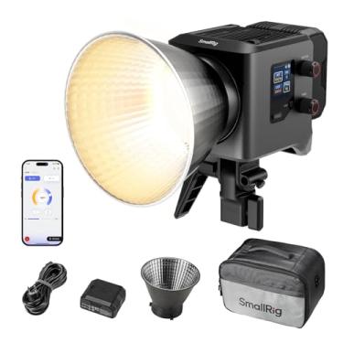 Imagem de SMALLRIG RC 220B Pro 220W COB Video Light, Bi-Colour Video Light 2700K-6500K, CRI 95+ Bowens Mount Light, Support 3 Power Supply Methods, App Control for Photography and Photo Studio