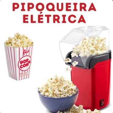 Imagem de Pipoqueira Elétrica 1200W, Saudável e Sem Óleo Rápida - LIPPIN, 110V