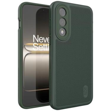 Imagem de TUDIA Capa MergeGrip [grau militar] para OnePlus Nord 5 5G – [Testada contra quedas] Capa protetora de telefone de camada dupla à prova de choque, fina e resistente (verde pinho)