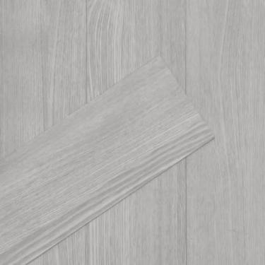 Imagem de 36 Peças Piso Vinílico Adesivo 90x15cm Lavável Madeira (Cinza 08)