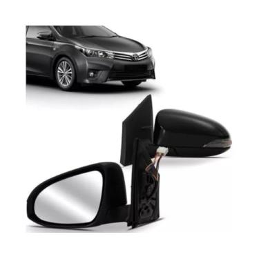 Imagem de Retrovisor Corolla 2014 2015 2016 2017 Eletrico Com Pisca