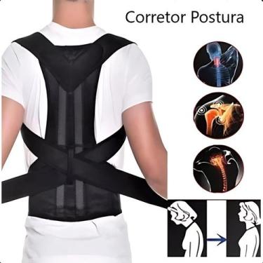 Imagem de Colete Corretor Postural Ortopédico Ajustável Lombar - FAZA