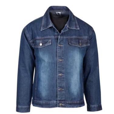 Imagem de Jaqueta jeans masculina - Mandalun, Azul, P