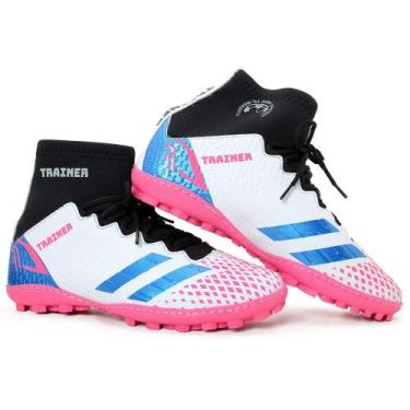 Imagem de Chuteira society botinha campo sintetico cano alto 36 ao 43 - TREINER,