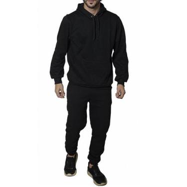 Imagem de Conjunto Moletom Calça Blusa Masculino Canguru Abrigo - FOR STREET, Pr