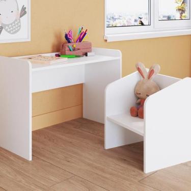 Imagem de Conjunto Mesa e Cadeira Infantil Bobbies Goods Multimóveis CR40122, Br