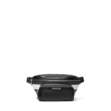 Imagem de Michael Kors Malone Bolsa de cinto utilitária, ferragem prateada/assinatura Storm