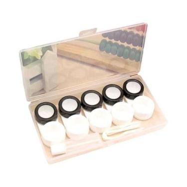 Imagem de Estojo Para Lentes De Contato Feminino Com 5 Pares, Caixa De Viagem Pa