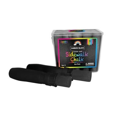 Imagem de Giz jumbo para calçada ao ar livre - 15 peças preto carbono - pacote com 2