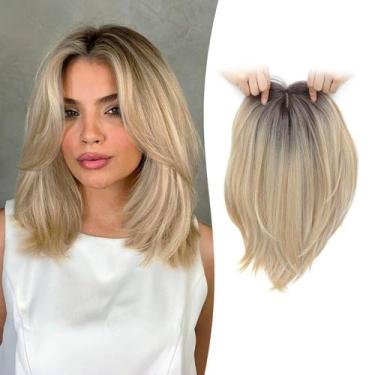 Imagem de Topper de cabelo Megito, clipe de 30 cm em sintético para mulheres loi