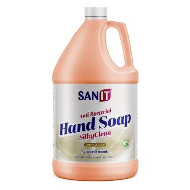 Imagem de Refil de sabonete para mãos Sanit Silky Clean Antibacteriano 3.78L