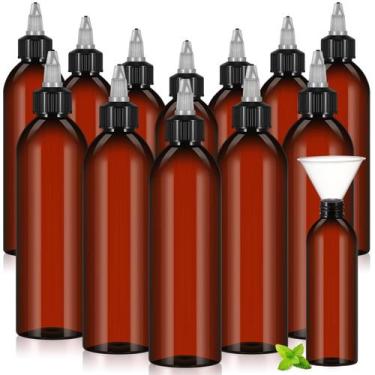 Imagem de Frascos aplicadores Barydat, 12 unidades para cabelo, 250 ml, recarreg