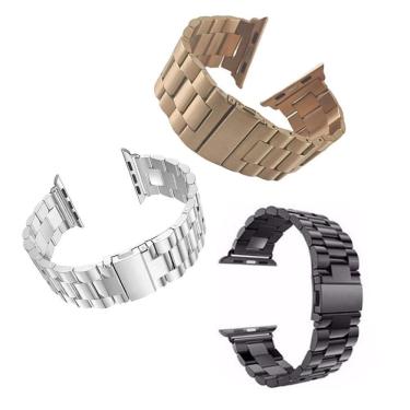 Imagem de Pulseira Smartwatch Kit 3 UndAço Elo Relogio Inteligente