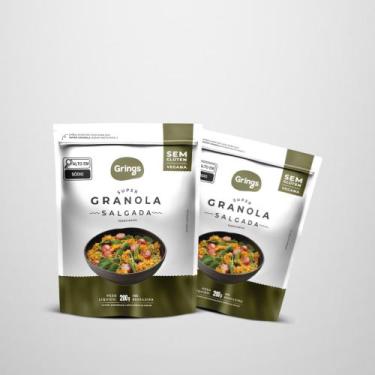 Imagem de Kit 2x Granola Salgada Especiarias sem Glúten 200G Grings