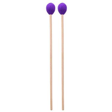 Imagem de Marimbas Requintadas Com Núcleo Interno de Nylon, Marretas de Xilofone, Crianças Amadoras para Músicos (Roxo)