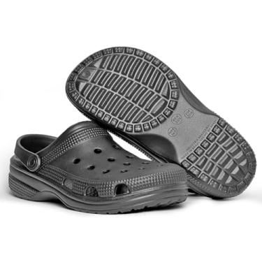 Imagem de Sandalia Babuche Masculino Feminino Unissex Leve Em Eva (PRETO, BR, Adulto, Numérico, 40)