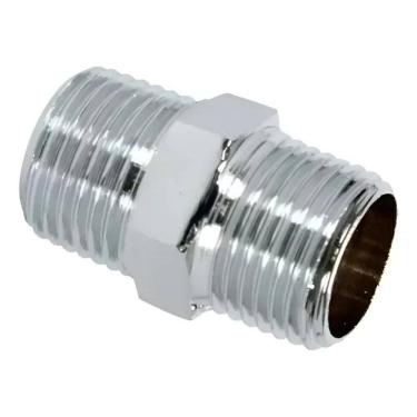 Imagem de 2X Niple Metal Cromado 1/2 1/2